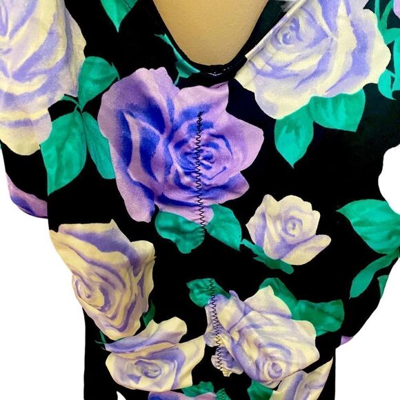 Maxine Of Hollywood Floral One Piece Swimsuit Bathing Suit Size 18W - Picture 2 of 8